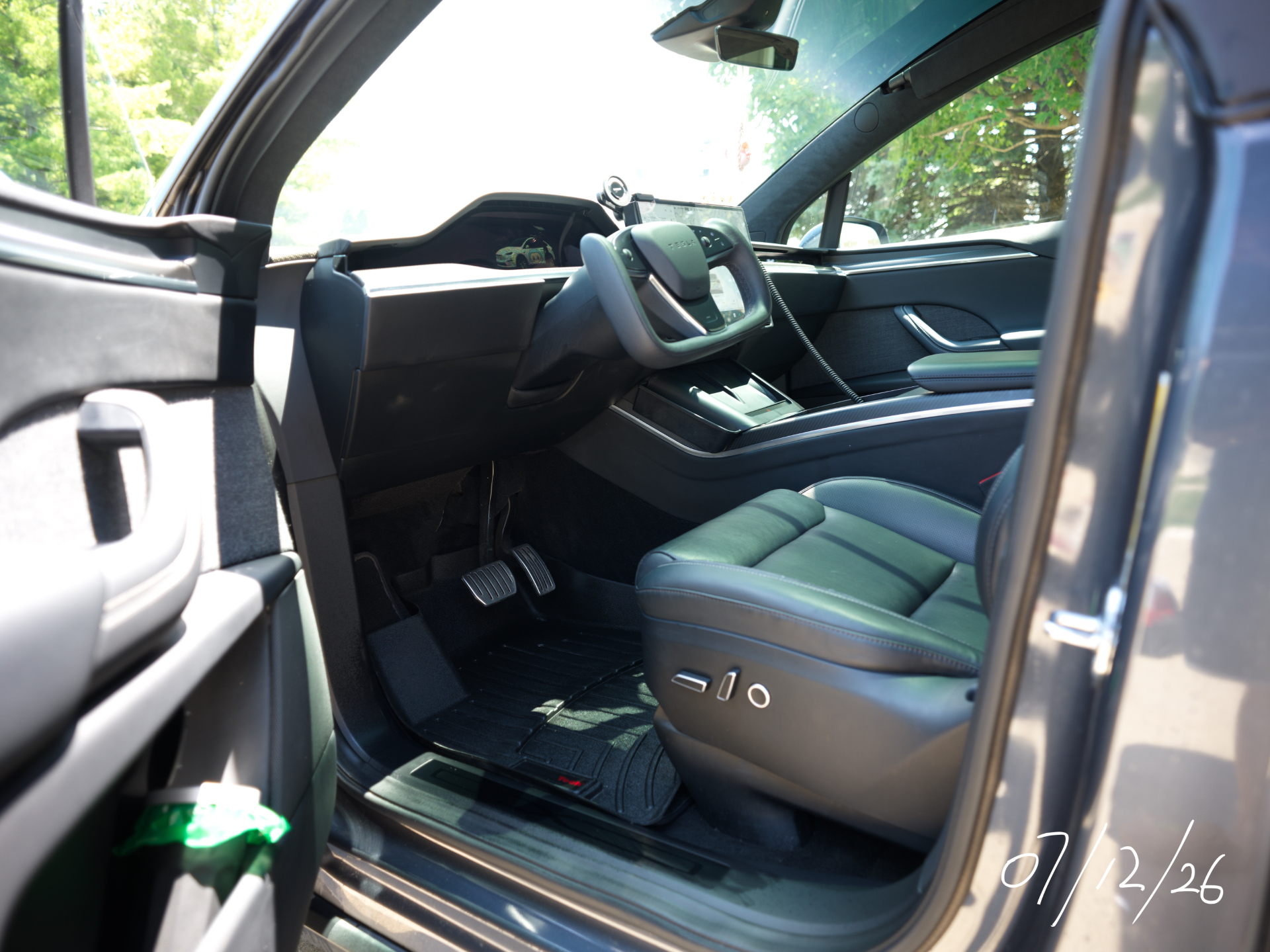 Tesla Model X Plaid cabin