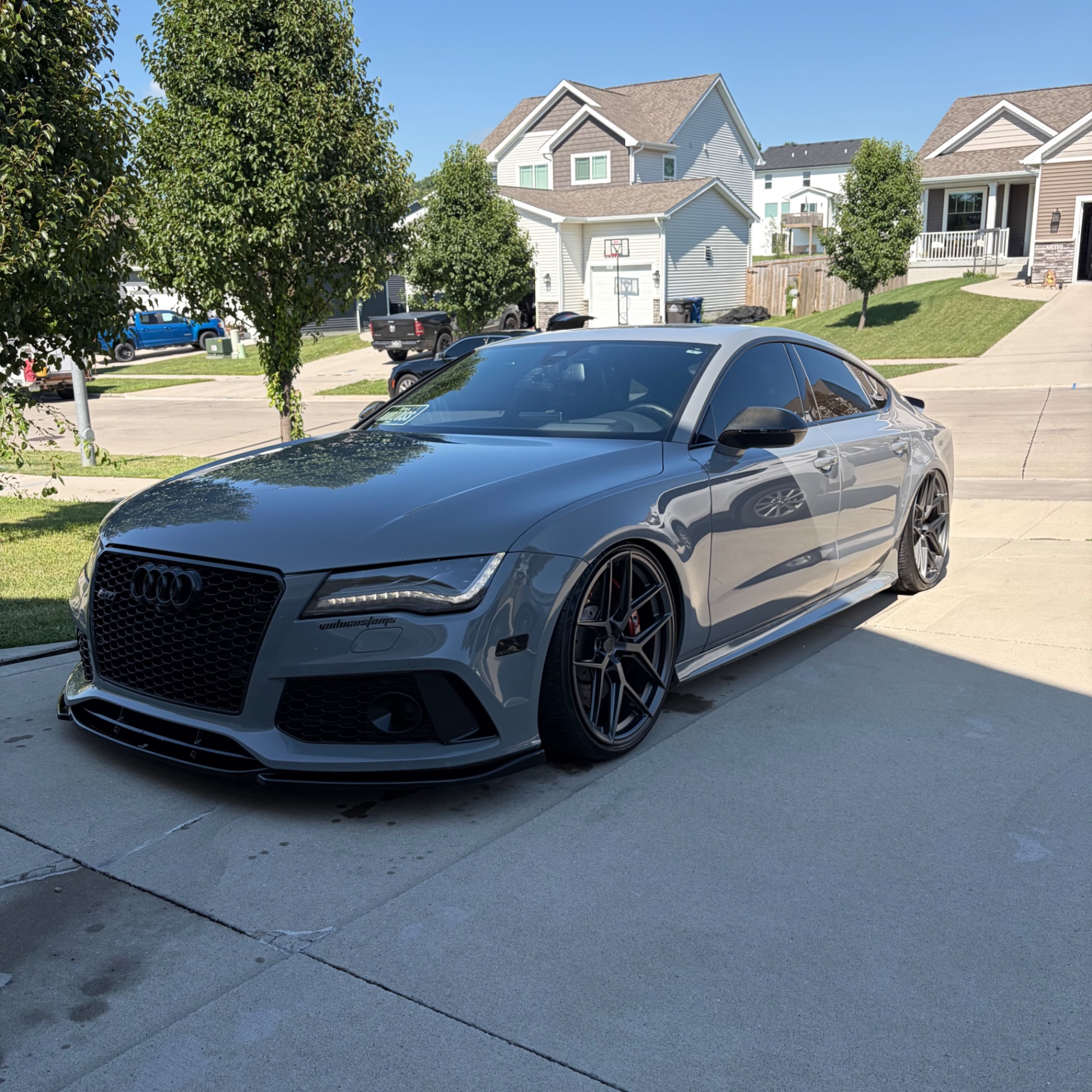Audi RS7 Nardo Grey detailed by Street Standard Detailing in Polk City, Iowa