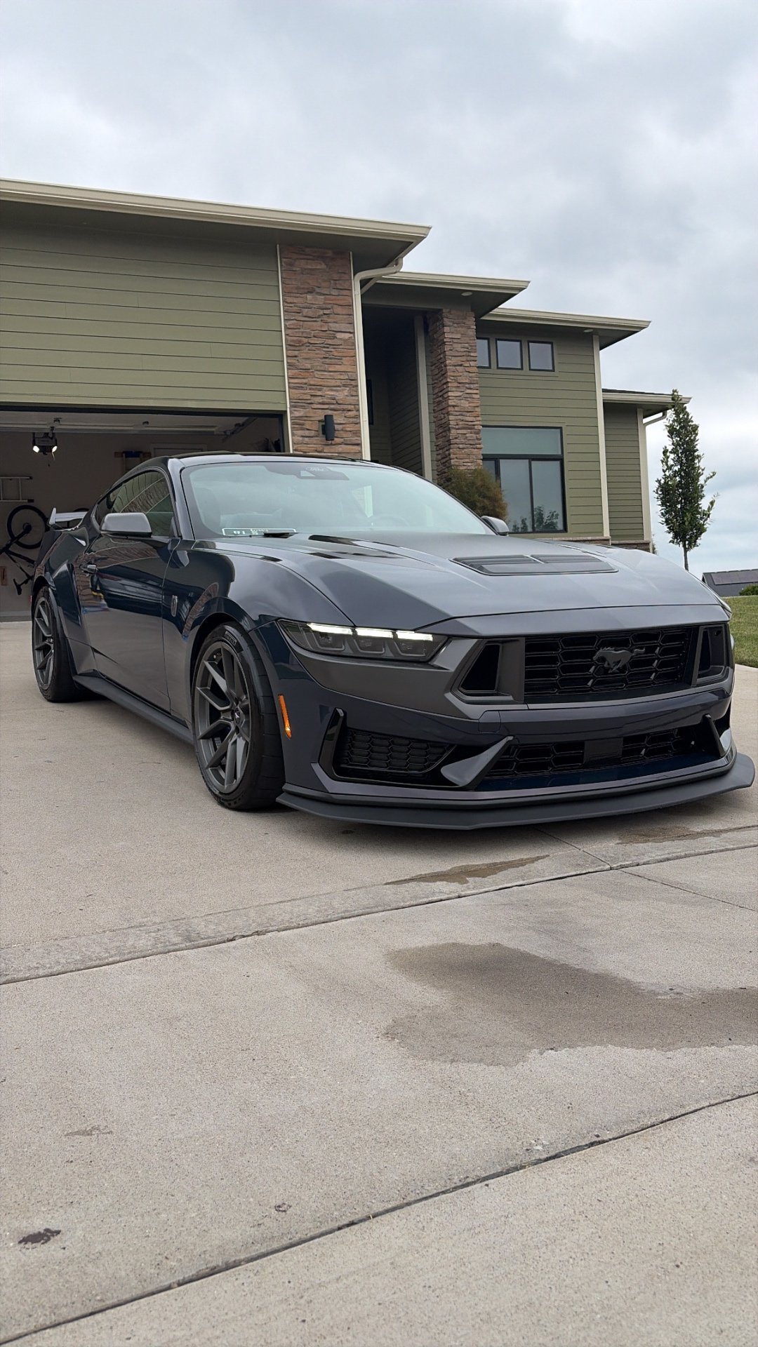 Ford Mustang Dark Horse after a mobile full detail in Altoona, Iowa