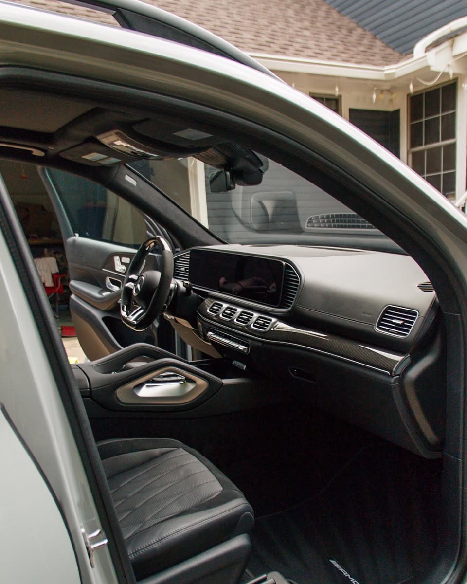 Interior cabin of a detailed Mercedes-AMG GLE 63 S