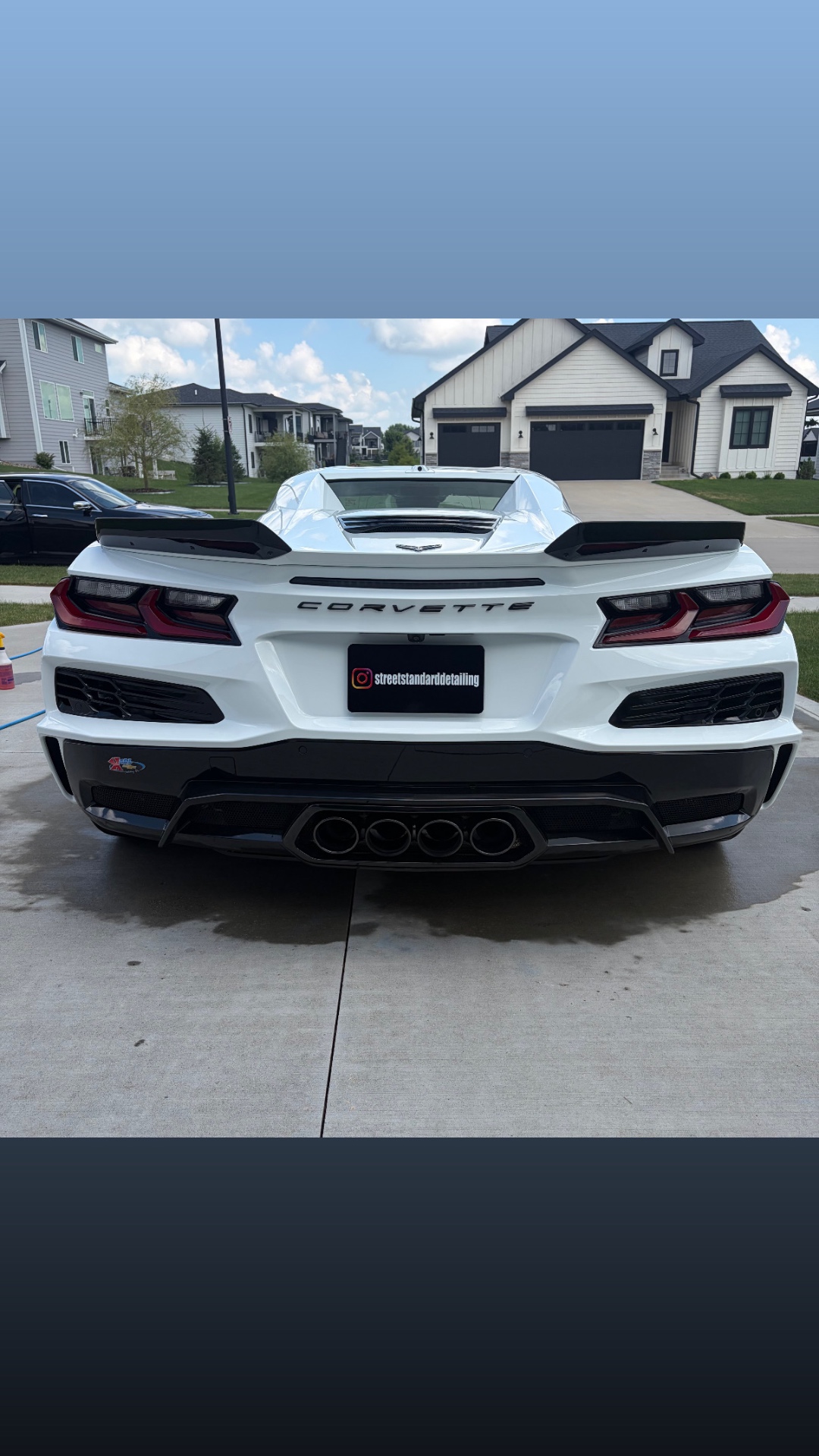 Chevrolet Corvette C8 Z06 rear exterior detail — Street Standard Detailing