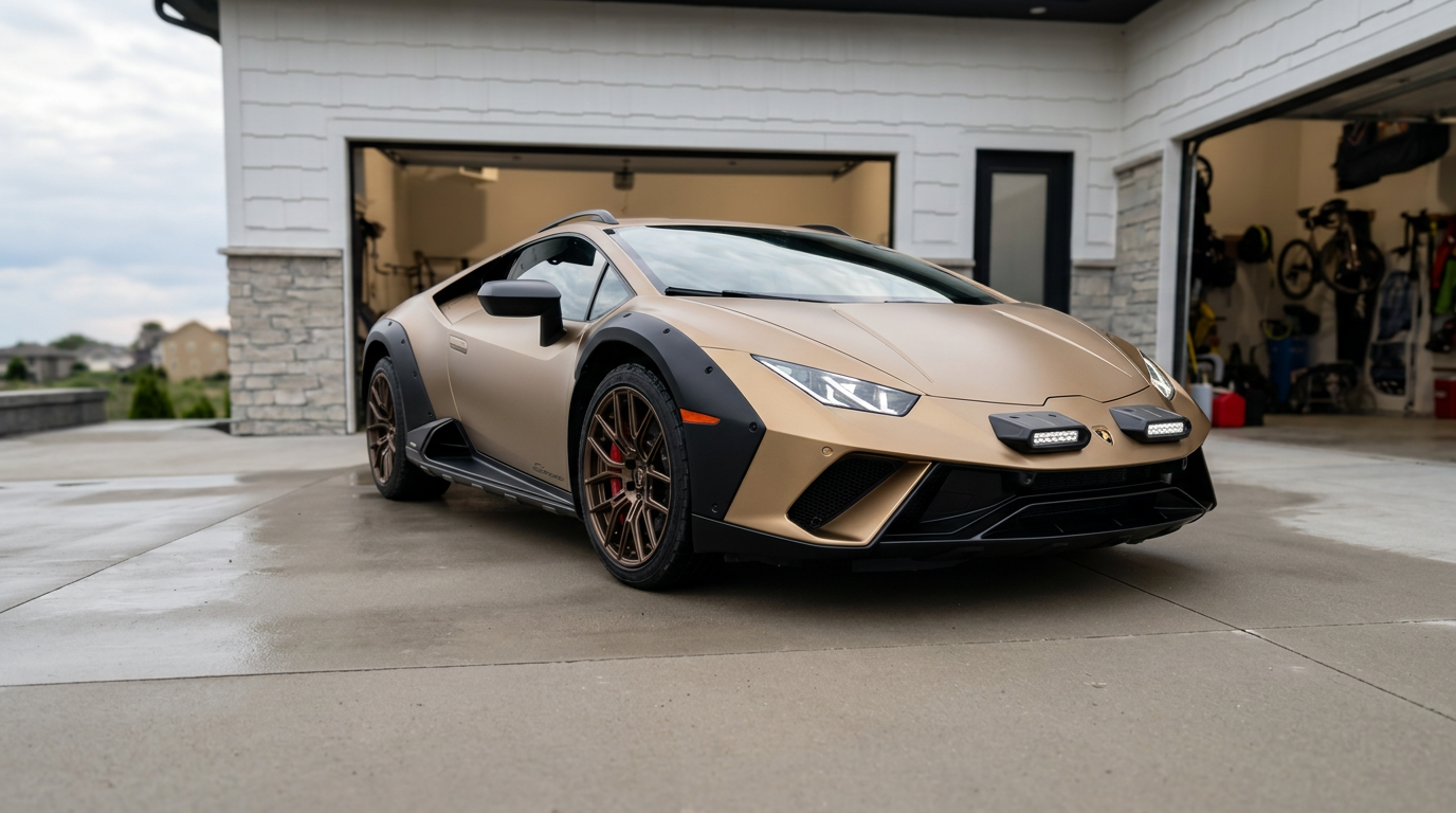 Lamborghini Huracán Sterrato — Full Detail in Des Moines, IA by Street Standard Detailing