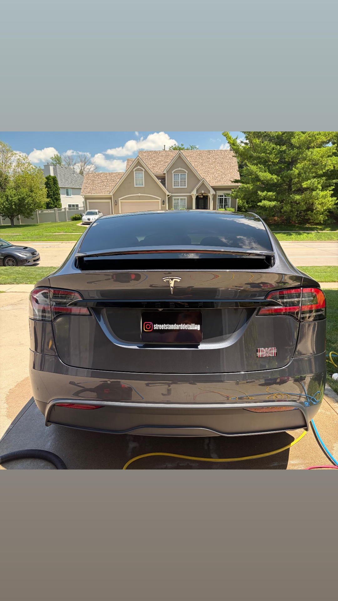 Tesla Model X Plaid rear