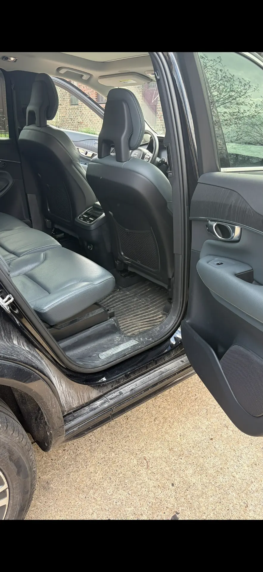 Volvo XC90 — Interior Deep Clean — Carpets, sills & leather reset by Street Standard Detailing, mobile detailing in Altoona and Central Iowa — before