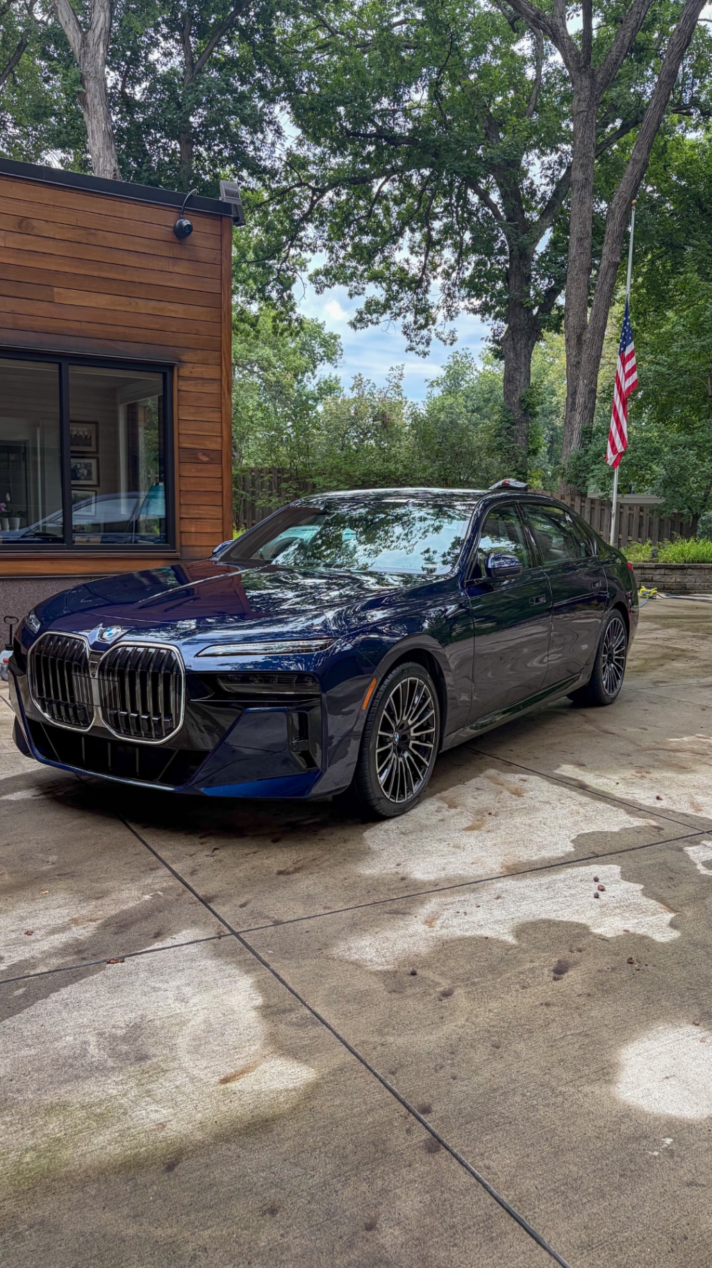 BMW Individual M760i xDrive after a mobile premium full detail in Des Moines, Iowa