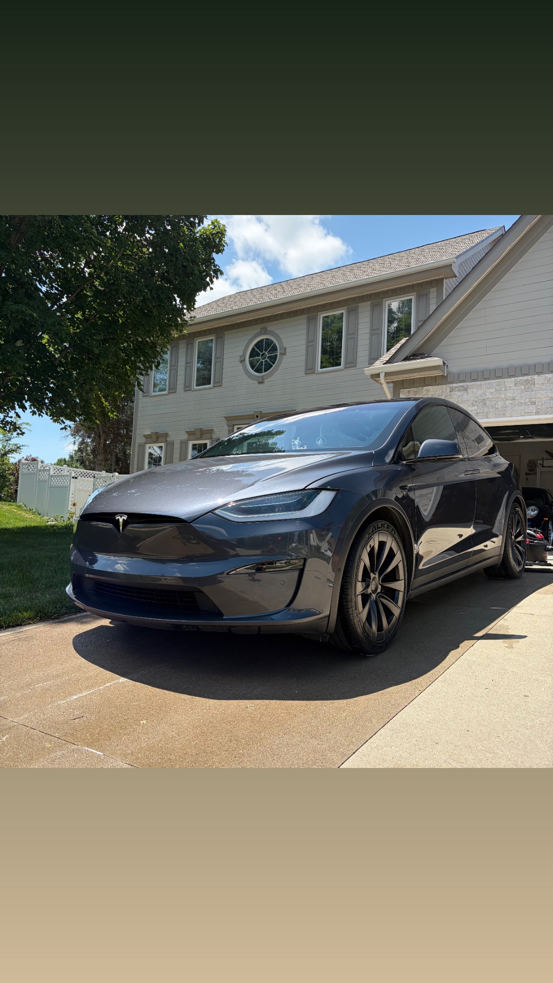 Tesla Model X Plaid detailed by Street Standard Detailing in Des Moines, Iowa