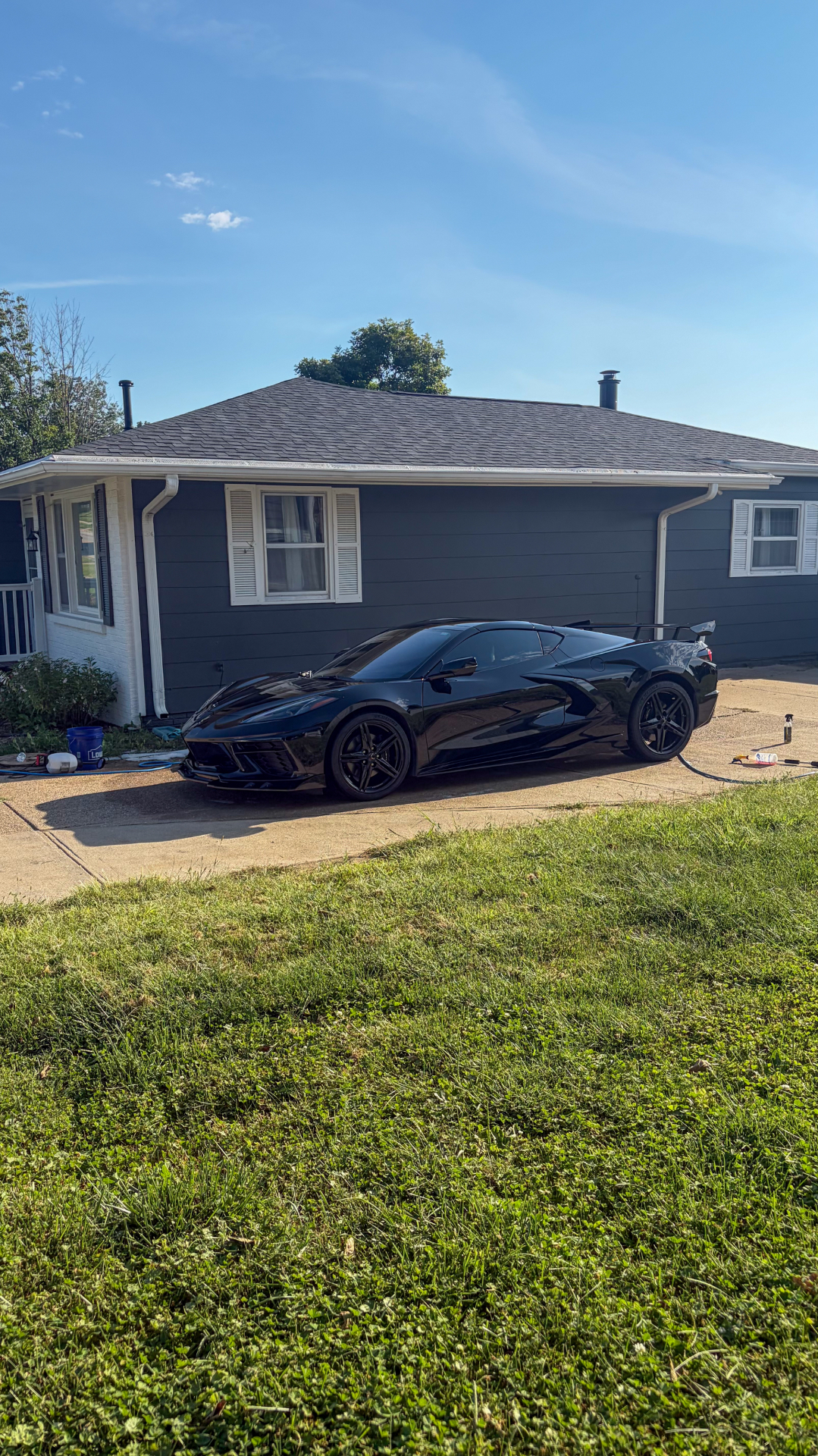 Chevrolet Corvette C8 Stingray — Full Interior & Exterior Detail in Altoona, IA by Street Standard Detailing