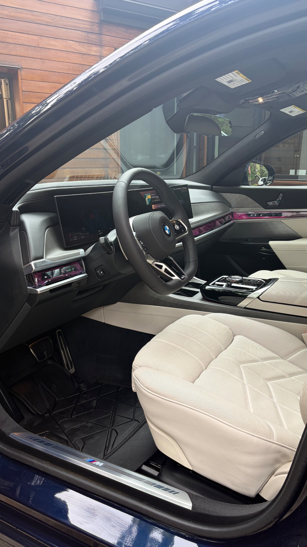 BMW M760i — Driver Side Interior — Cabin, sills & footwell reset by Street Standard Detailing, mobile detailing in Altoona and Central Iowa — after