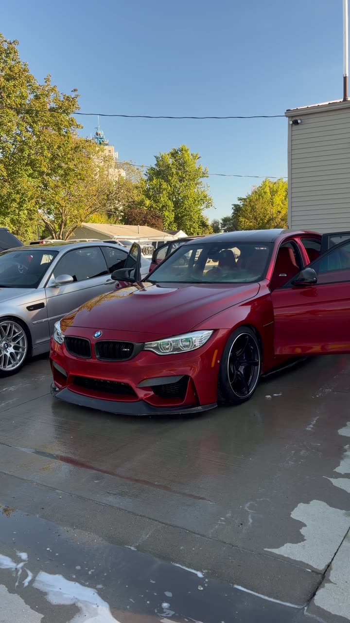 BMW F80 and E46 M3 after their Waukee details