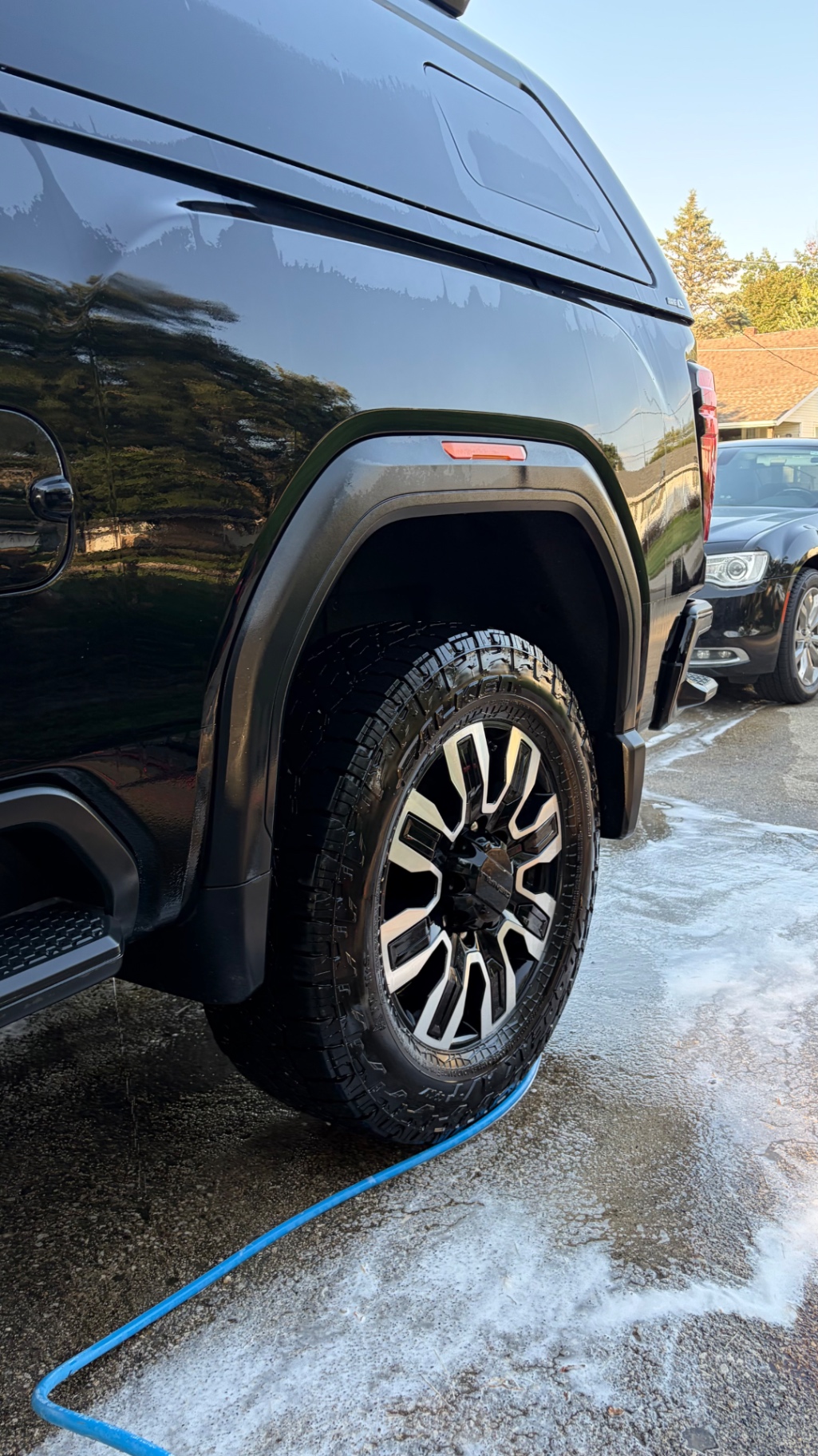 GMC Denali wheel cleaned with acid-free wheel cleaner